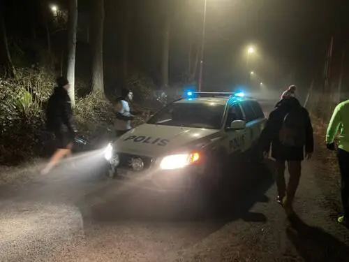 Hackadittliv nattlöpning med polisbil, Backyard Ultra 2025